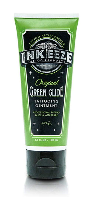 INK-EEZE - Tattooing Ointment - Green Glide 3.3oz