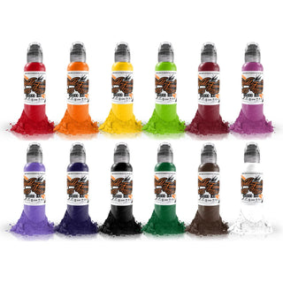 World Famous Tattoo Ink - Primary Color Set #1 (1oz)