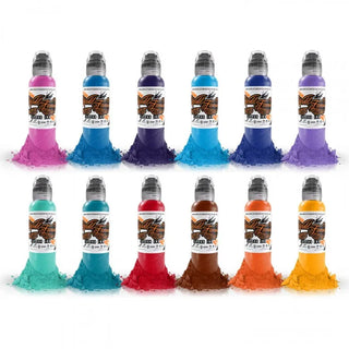 World Famous Tattoo Ink - Primary Color Set #2 (1oz)