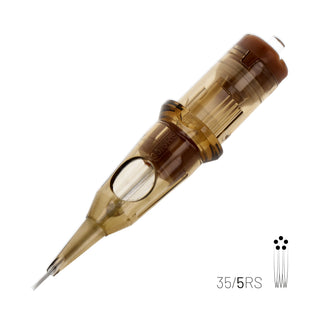 Kwadron Cartridge - .35 Round Shader - Medium Taper