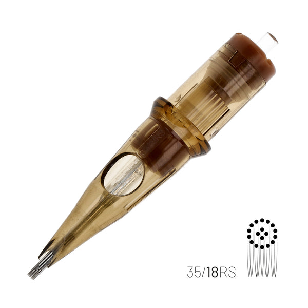 Kwadron Cartridge - .35 Round Shader - Medium Taper