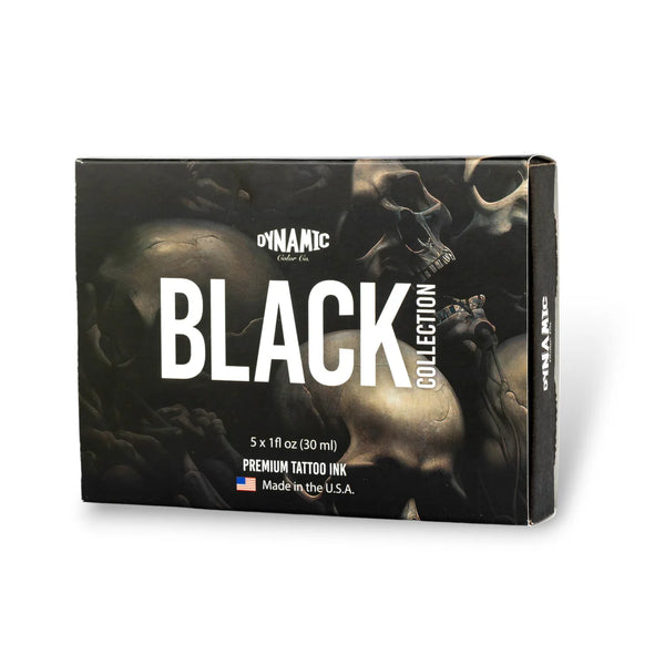 Dynamic - Black Collection 1oz Tattoo Ink Color Set