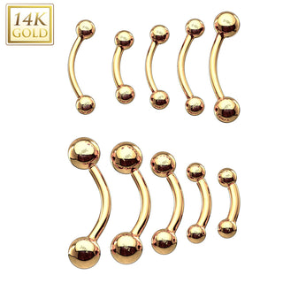 14K 16G Classic Curve Barbell