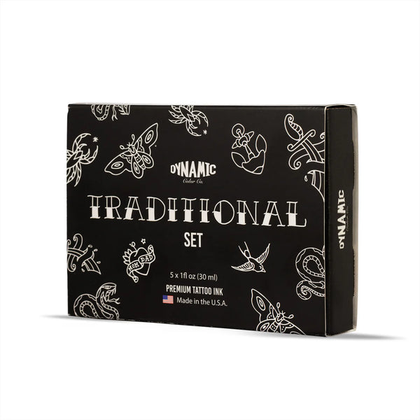 Dynamic - Traditional Tattoo Ink 1oz Color Set